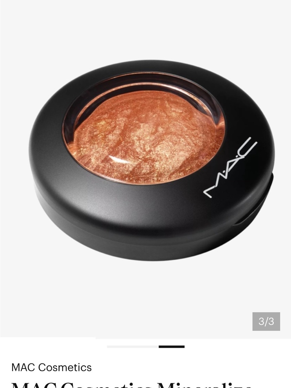 MAC Cosmetics Baked Bronzer - gold deposit